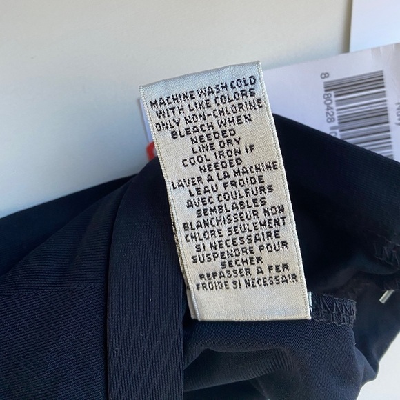 NWT Calvin Klein Blue Rayon Blend Lightweight Dress Work Zip Pants Women’s Small - Picture 11 of 12